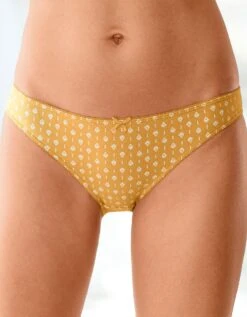 Slip Coton Imprimé "graphique" - Lot De 4 -Élégance Nuit Soldes Boutique 700203 C01 zoomx vue4