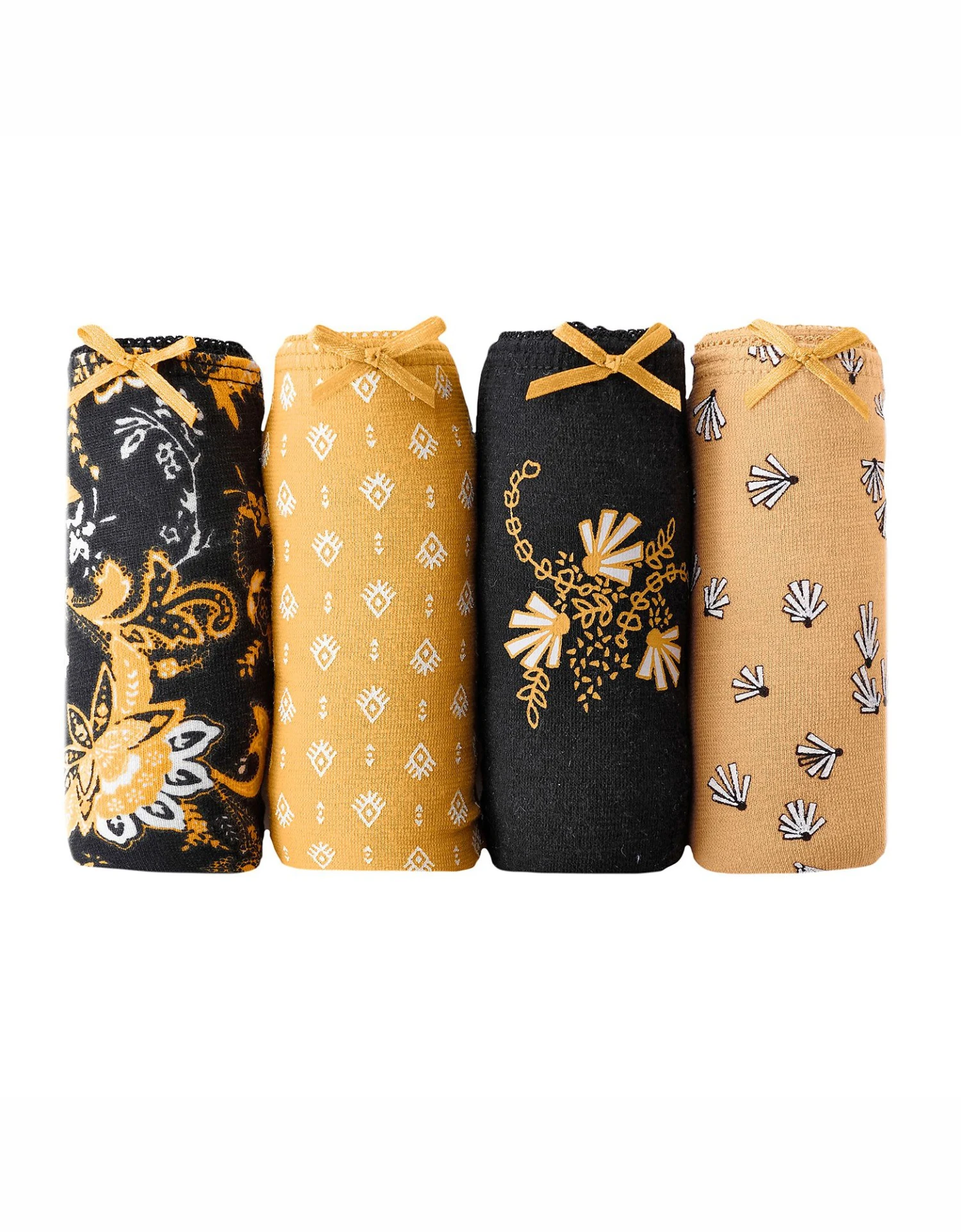 Shorty Coton Imprimé Gamme "graphique" - Lot De 4 8 Shorty Coton Imprimé Gamme "graphique" - Lot De 4 – Image 8