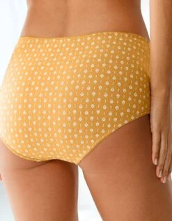 Culotte Maxi Coton "graphique" - Lot De 4 -Élégance Nuit Soldes Boutique 700206 C01 zoomx vue5