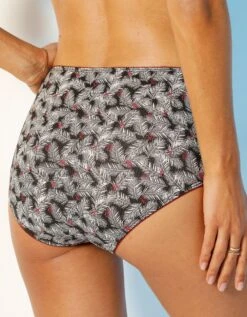 Culotte Maxi Coton Imprimée "feuilles" - Lot De 4 -Élégance Nuit Soldes Boutique 700291 C01 zoomx vue3