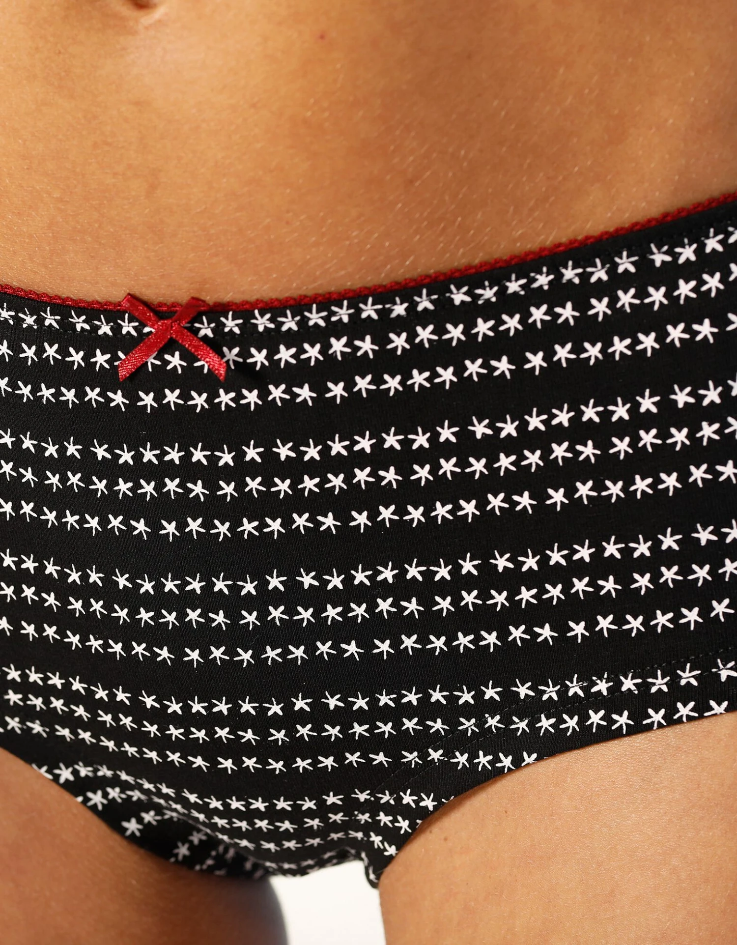 Shorty Coton Imprimé "feuilles" - Lot De 4 2 Shorty Coton Imprimé "feuilles" - Lot De 4 – Image 2