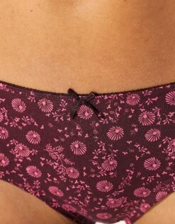 Shorty Imprimé «flocons» En Coton – Lot De 4 Assortis -Élégance Nuit Soldes Boutique 700312 C01 zoomx vue3