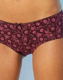 Shorty Imprimé «flocons» En Coton – Lot De 4 Assortis -Élégance Nuit Soldes Boutique 700312 C01 zoomx vue6