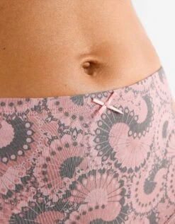 Culotte Forme Maxi Coton Motif Indiens – Lot De 6 -Élégance Nuit Soldes Boutique 700358 C01 zoomx vue4