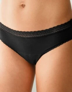 Athena Culotte Forme Midi Menstruelle Belle&Culottée® - Coton Issu De L'agriculture Biologique -Élégance Nuit Soldes Boutique 700394 C01 zoomx vue4