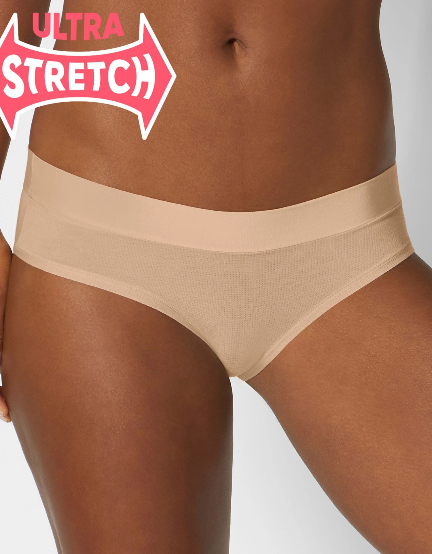 Sloggi Shorty Taille Unique Extensible Beige Go Allround - Lot De 2 1 Sloggi Shorty Taille Unique Extensible Beige Go Allround - Lot De 2
