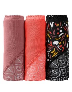 Shorty Coton Stretch Imprimé Et Dentelle - Lot De 3 15 Shorty Coton Stretch Imprimé Et Dentelle - Lot De 3 -Élégance Nuit Soldes Boutique 700423 C01 zoom detailRFP