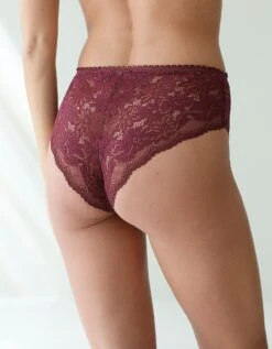 Culotte Forme Tanga Taille Haute Microfibre Et Dentelle Stretch - Lot De 2 -Élégance Nuit Soldes Boutique 700484 C01 zoomx vue6