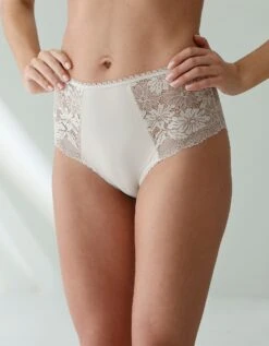 Culotte Forme Maxi Microfibre Et Dentelle Stretch - Lot De 2 -Élégance Nuit Soldes Boutique 700485 C04 zoomx vue4