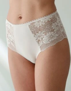 Culotte Forme Maxi Microfibre Et Dentelle Stretch - Lot De 2 -Élégance Nuit Soldes Boutique 700485 C04 zoomx vue5