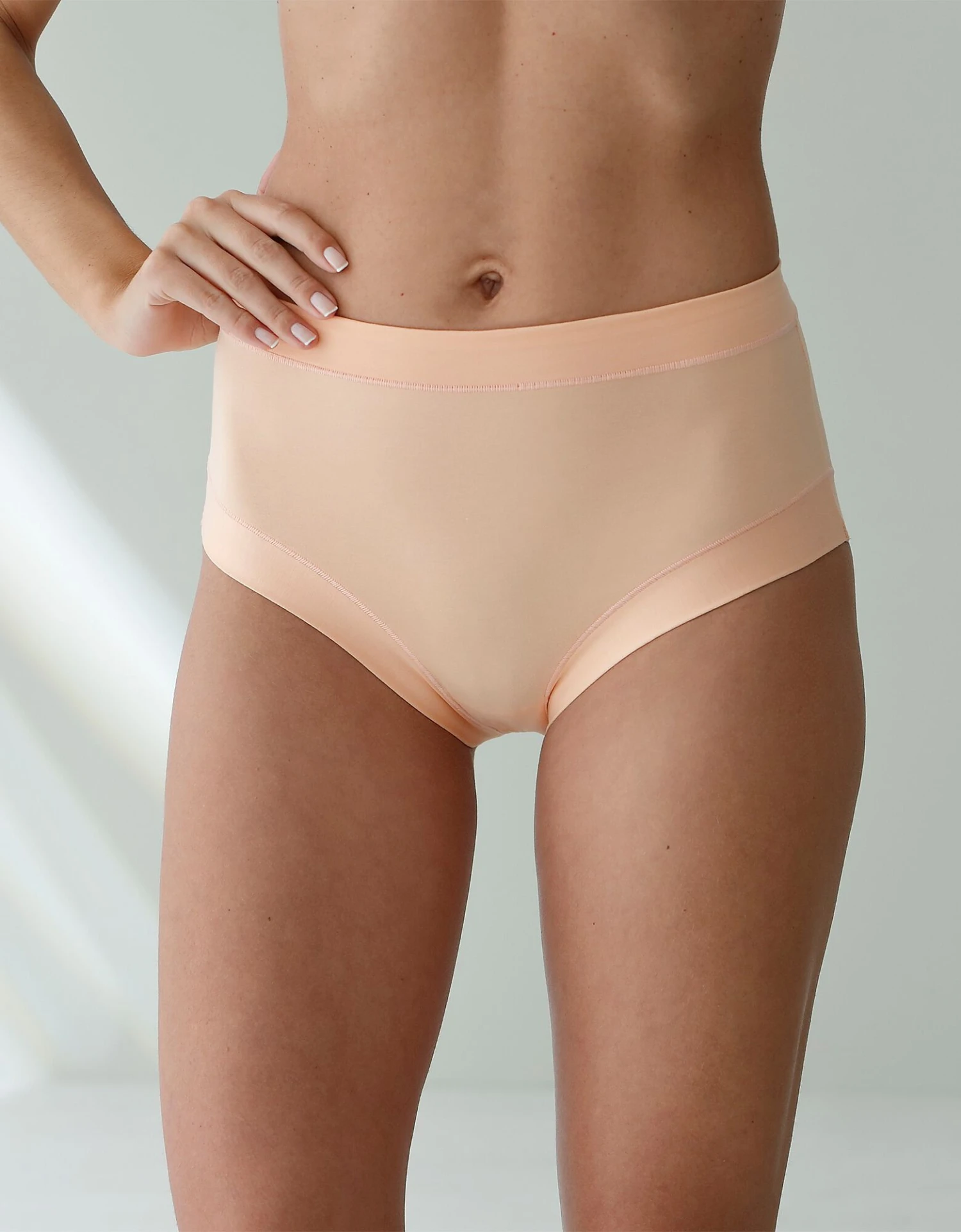 Culotte Coton Stretch Forme Maxi Ceinture Confort "sans élastiques" - Lot De 2 1 Culotte Coton Stretch Forme Maxi Ceinture Confort "sans élastiques" - Lot De 2