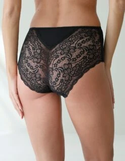 Culotte Forme Maxi Microfibre Dos Dentelle Stretch – Lot De 3