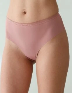Culotte Invisible Forme Tanga Taille Haute En Microfibre - Lot De 3 -Élégance Nuit Soldes Boutique 700510 C01 zoomx vue4