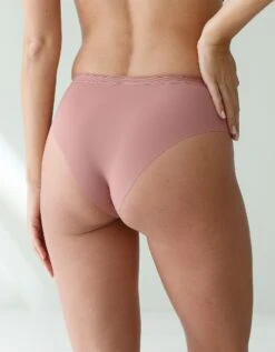 Culotte Invisible Forme Tanga Taille Haute En Microfibre - Lot De 3 -Élégance Nuit Soldes Boutique 700510 C01 zoomx vue5