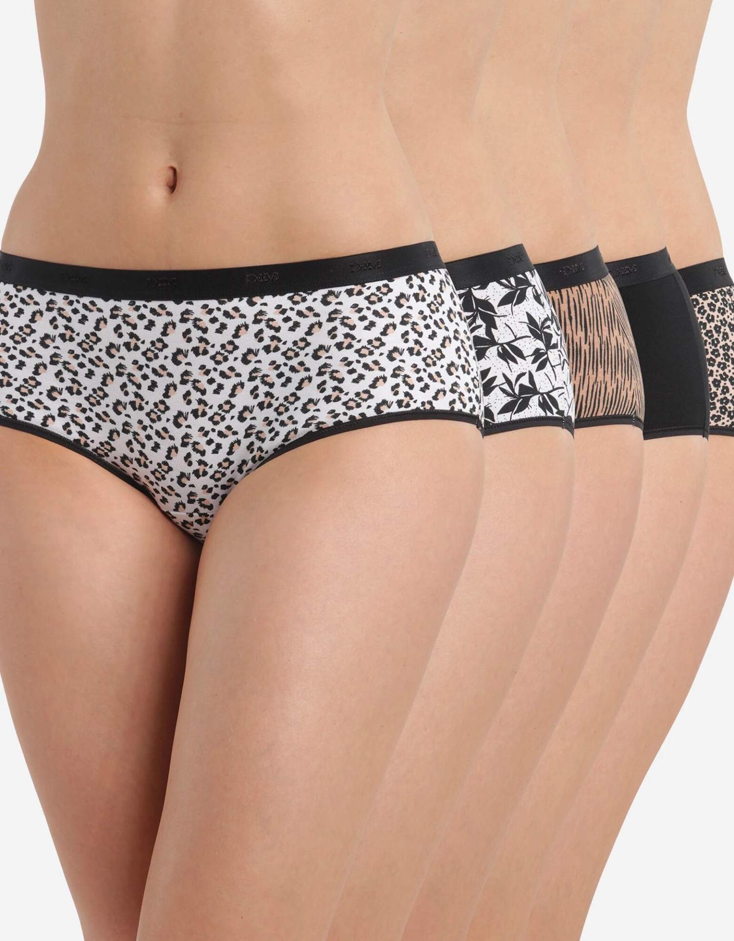 DIM Boxer Imprimé Savanna - Lot De 5 2 DIM Boxer Imprimé Savanna - Lot De 5 – Image 2