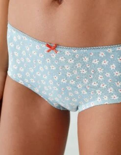 Culotte Coton Forme Shorty Imprimé Motifs « Cerises » Assortis– Lot De 4 8 Culotte Coton Forme Shorty Imprimé Motifs « Cerises » Assortis– Lot De 4 -Élégance Nuit Soldes Boutique 700555 C01 zoomx vue4
