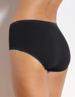 Sloggi Culotte Midi Basic+, Lot De 3 Achetées + GRATUITE (1) -Élégance Nuit Soldes Boutique 700822 C00 zoomx vue3