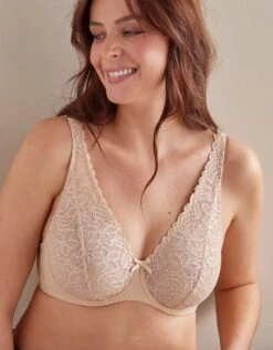 Soutien-gorge Forme Foulard Dentelle écailles - Avec Armatures -Élégance Nuit Soldes Boutique 701034 C01 zoomx vue5