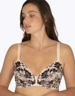 Well Soutien-gorge Imprimé Demi-coques Dentellissime Avec Armatures