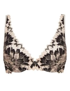 Well Soutien-gorge Imprimé Demi-coques Dentellissime Avec Armatures -Élégance Nuit Soldes Boutique 701038 C01 zoomx vue3