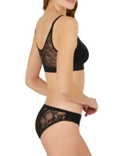 Brassière 2 En 1 Sans Armatures - Noir