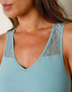 Brassière Coton Et Dos Dentelle – Sans Armatures 10 Brassière Coton Et Dos Dentelle – Sans Armatures -Élégance Nuit Soldes Boutique 701304 C04 zoomx vue5