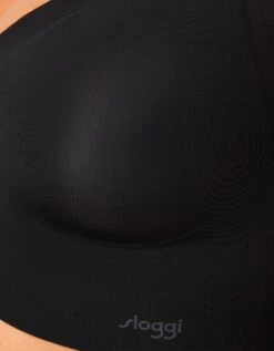 Sloggi Brassière Zero Feel Noir - Sans Armatures -Élégance Nuit Soldes Boutique 701420 C01 zoomx vue3