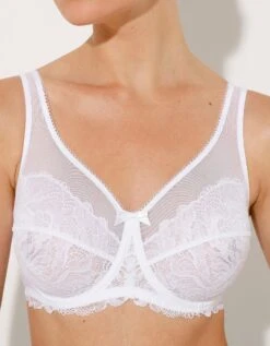 DIM Soutien-gorge Dentelle "generous Essentiel" - Avec Armatures -Élégance Nuit Soldes Boutique 701637 C00 zoomx vue3