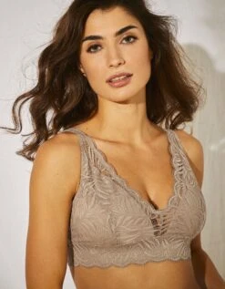 Soutien-gorge Post-opératoire Forme Foulard En Dentelle Stretch - Sans Armatures -Élégance Nuit Soldes Boutique 701690 C01 zoomx vue7