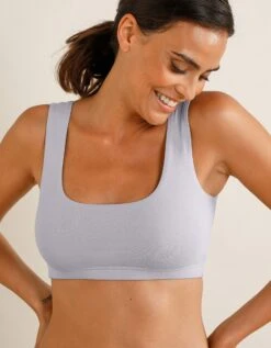 Brassière Confort Coton Stretch Doublé Sans Armatures - Lot De 2 11 Brassière Confort Coton Stretch Doublé Sans Armatures - Lot De 2 -Élégance Nuit Soldes Boutique 701699 C00 zoomx vue5