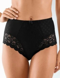 Culotte Forme Boxer Dentelle Gainante - Lot De 2 -Élégance Nuit Soldes Boutique 701719 C02 zoomx vue4