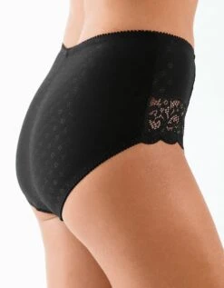 Culotte Forme Boxer Dentelle Gainante - Lot De 2 -Élégance Nuit Soldes Boutique 701719 C02 zoomx vue5
