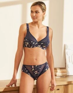 Soutien-gorge Dentelle Imprimé Cachemire Casma- Avec Armatures -Élégance Nuit Soldes Boutique 701855 C01 zoomx vue4