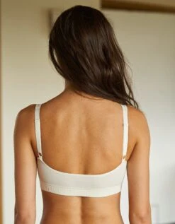 Brassière Sans Armatures Coton Stretch Et Tulle 9 Brassière Sans Armatures Coton Stretch Et Tulle -Élégance Nuit Soldes Boutique 701872 C01 zoomx vue5