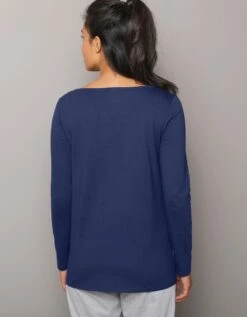 Tee-shirt De Pyjama Manches Longues Imprimé Estrella 7 Tee-shirt De Pyjama Manches Longues Imprimé Estrella -Élégance Nuit Soldes Boutique 703024 C03 zoomx vue3