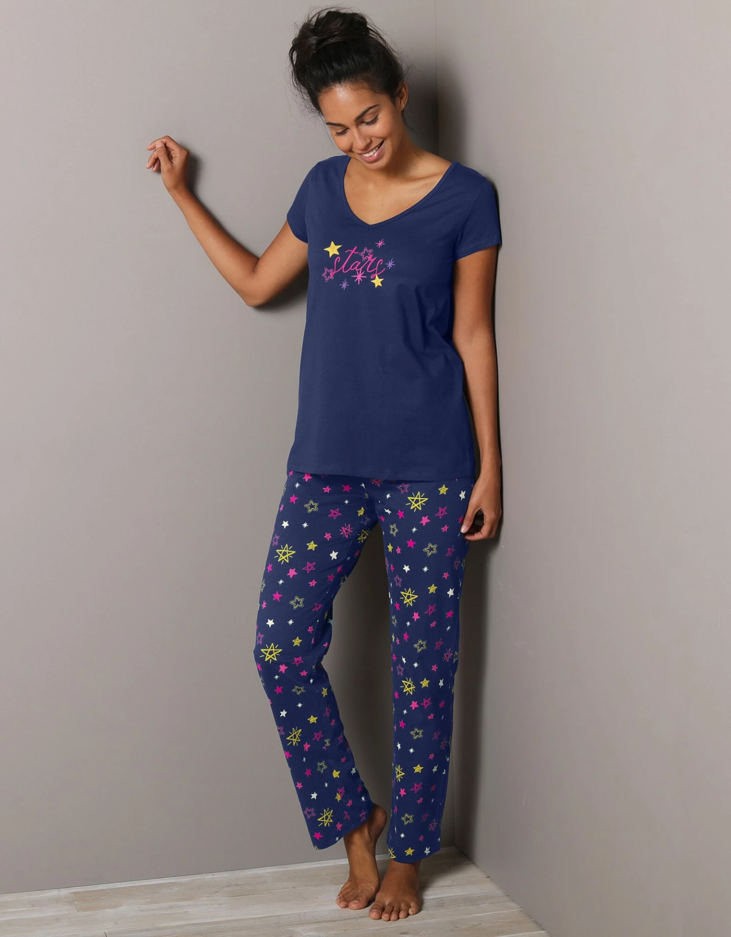Pantalon De Pyjama Imprimé étoiles Estrella - Coton 2 Pantalon De Pyjama Imprimé étoiles Estrella - Coton – Image 2