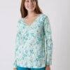 Tee-shirt Pyjama Manches Longues Imprimé Floral