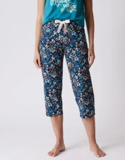 Pantalon Court Pyjama Imprimé Floral