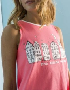 Pyjama Short Fantaisie Ville étoilée 9 Pyjama Short Fantaisie Ville étoilée -Élégance Nuit Soldes Boutique 703082 00 4