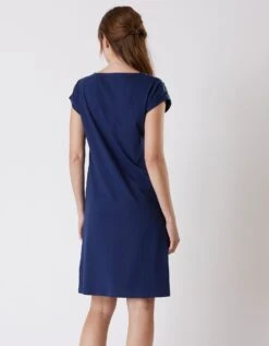 Chemise De Nuit Manches Courtes Imprimé Placé "jardin Secret" -Élégance Nuit Soldes Boutique 703087 C01 zoomx vue4