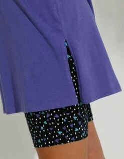 Pyjama Cycliste Coton Imprimé Coeur -Élégance Nuit Soldes Boutique 703108 C01 zoomx vue5