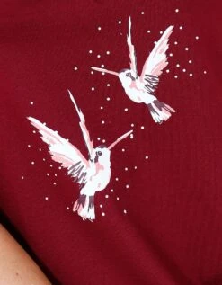 Nuisette Coton Fines Bretelles Motif «oiseaux» -Élégance Nuit Soldes Boutique 703123 C01 zoomx vue7