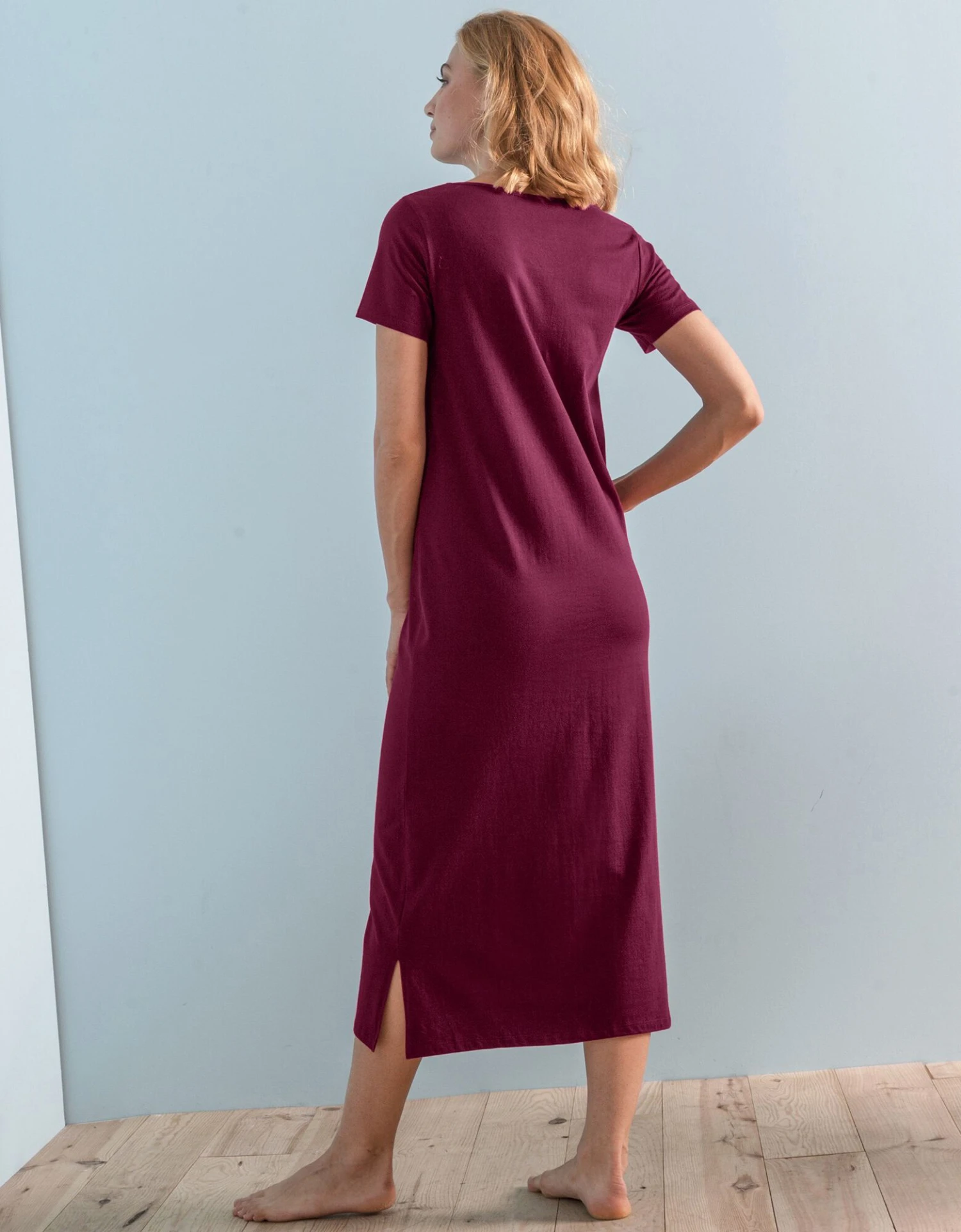 Chemise De Nuit Longue Imprimé «oiseaux» 3 Chemise De Nuit Longue Imprimé «oiseaux» – Image 3