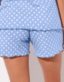 Pyjashort Imprimé Pois -Élégance Nuit Soldes Boutique 703136 C01 zoomx vue4