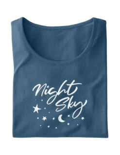 Chemise De Nuit Version Longue – Imprimé Night Sky -Élégance Nuit Soldes Boutique 703143 C01 zoomx vue5