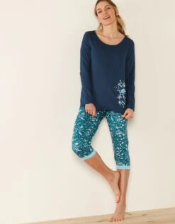 Tee-shirt Manches Longues – Marine 11 Tee-shirt Manches Longues – Marine -Élégance Nuit Soldes Boutique 703146 C01 zoomx vue4