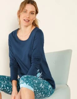 Tee-shirt Manches Longues – Marine 13 Tee-shirt Manches Longues – Marine -Élégance Nuit Soldes Boutique 703146 C01 zoomx vue6