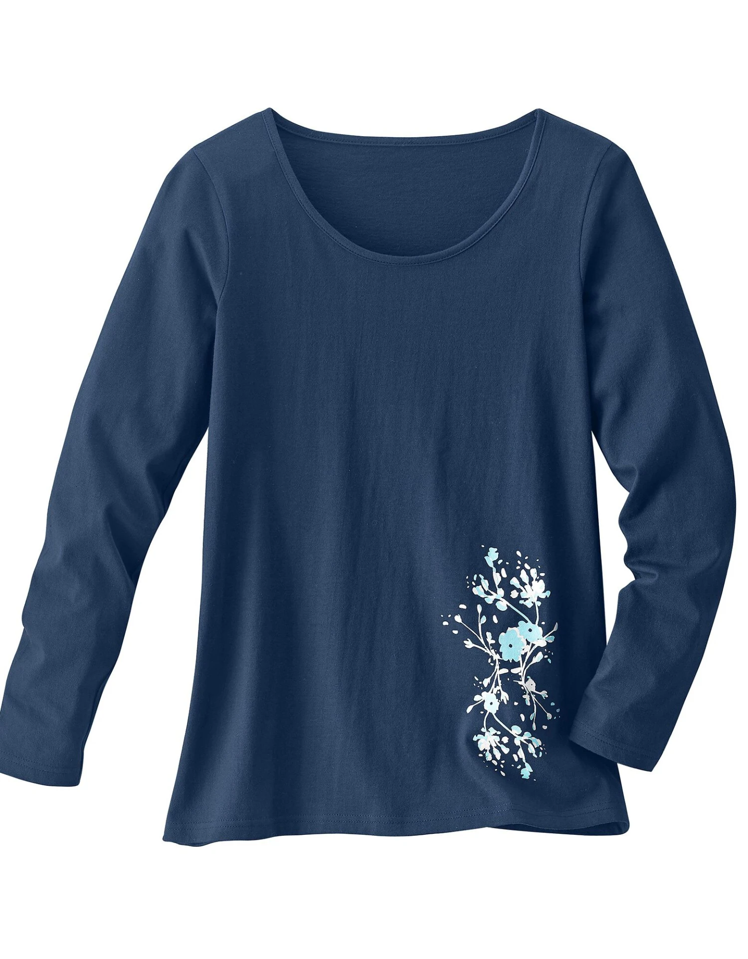 Tee-shirt Manches Longues – Marine 7 Tee-shirt Manches Longues – Marine – Image 7