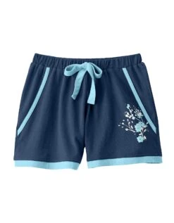Short De Pyjama – Uni Marine 11 Short De Pyjama – Uni Marine -Élégance Nuit Soldes Boutique 703153 C01 zoomx vue6
