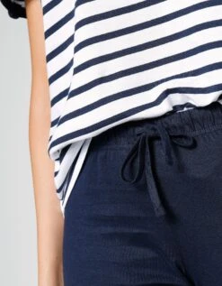 Pyjama Pantacourt Coton Manches Courtes -Élégance Nuit Soldes Boutique 703173 C01 zoomx vue6